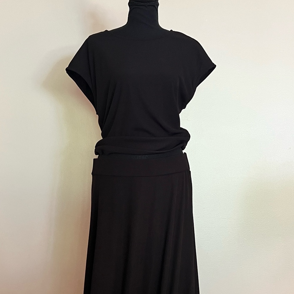 Women’s Two Piece Skirt Set Black - Picture 10 of 16